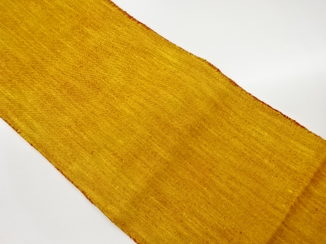 リサイクル　手織り真綿紬織り柄名古屋帯